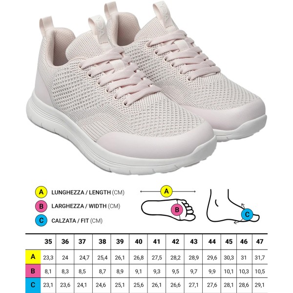 Scarpe ortopediche Sportive Optima Molliter YDA CODY TES NUDE Art. C1D-CODY