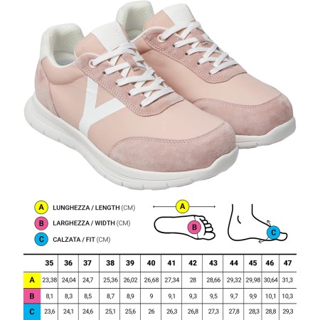 1 - Scarpe ortopediche Sportive Optima Molliter YDA MAS Spring System ROSA/ROSA Art. CPD-MAS CR/TES