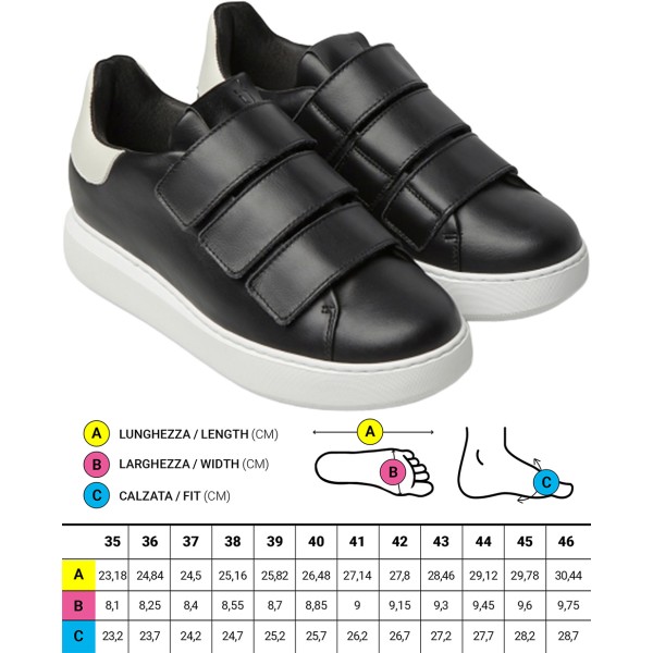 Scarpe ortopediche donna Sportive Optima Molliter YDA PRO LAND Spring System NERO Art. CPD-LAND VIT