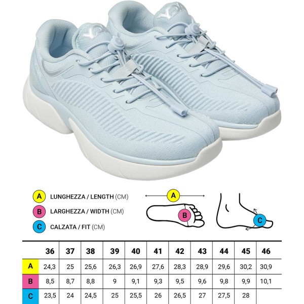 Scarpe ortopediche donna Sportive Optima Molliter YDA Spring System POLVERE Art. C1D-YDAC20 TES