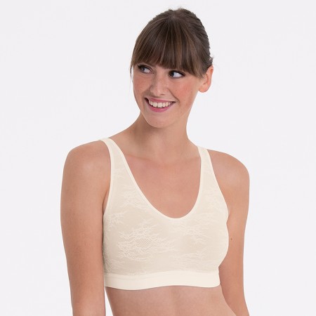 1 - Anita Reggiseno Bralette Care con coppette Colore cristallo