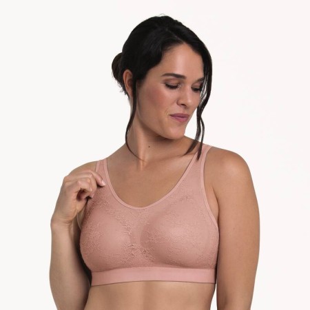 1 - Anita Reggiseno Bralette Care con coppette Colore rosewood