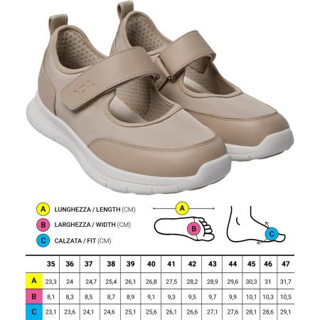 1 - Ciabatte ortopediche con suola semirigida Optima Molliter YDA ROBY BEIGE Art. C1D-ROBY TES/ECOL --