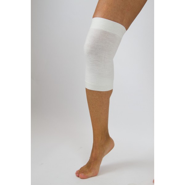 BERNINA ELAN Art. 2008 Ginocchiera Lana Merinos/Angora Colore BIANCO