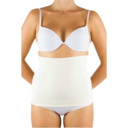 1 - BERNINA ELAN Art. 5002 Termocintura tubolare Lana Merinos/Angora H 27 cm Colore BIANCO