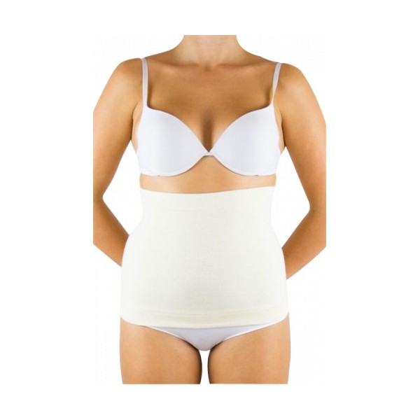 BERNINA ELAN Termocintura tubolare BIANCA H 27 cm Art. 5002 Lana Merinos Angora