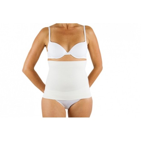 1 - BERNINA ELAN Art. 5004 Termocintura tubolare lana merinos H 27 cm Colore BIANCO