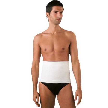 1 - BERNINA ELAN Art. 5004 Termocintura tubolare lana merinos H 31 cm Colore BIANCO