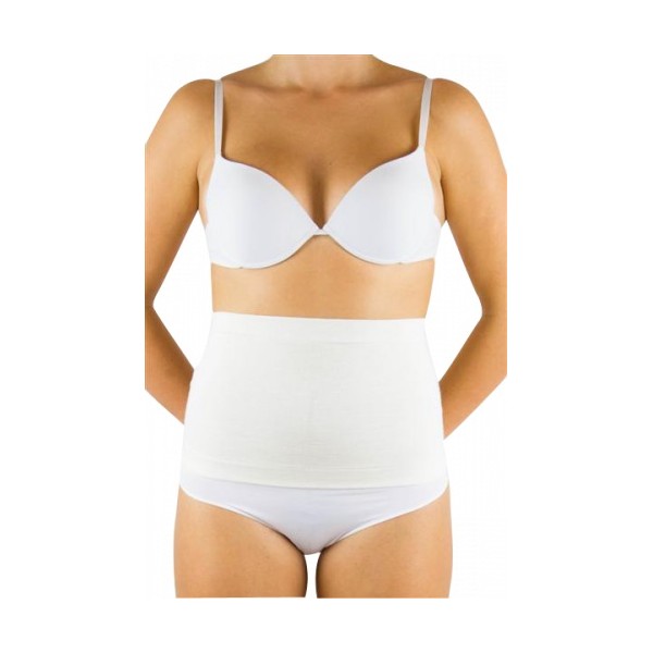 BERNINA ELAN Termocintura tubolare BIANCA cotone H 22 cm Art. 5006 lana merinos