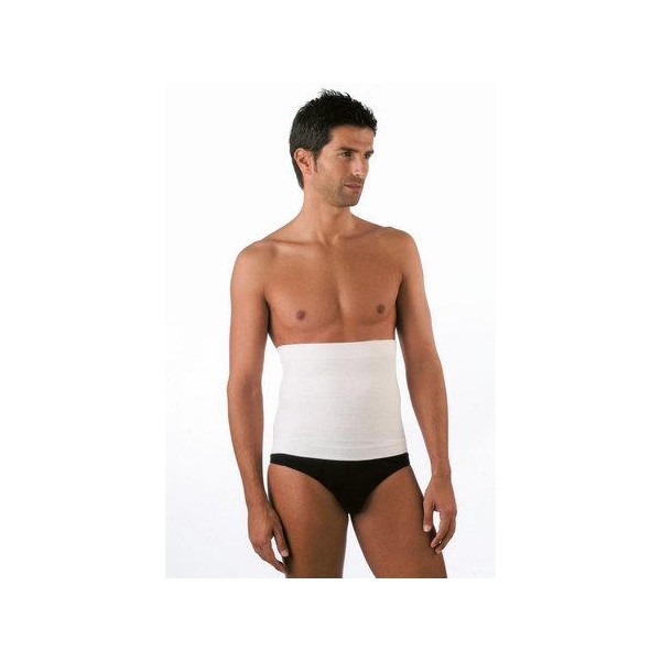 BERNINA ELAN Termocintura tubolare BIANCA H 27 cm Art. 5006 lana merinos cotone