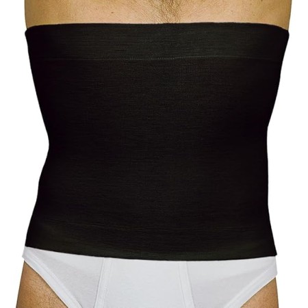 1 - BERNINA ELAN Art. 5006 Termocintura tubolare lana merinos/cotone H 27 cm Colore NERO