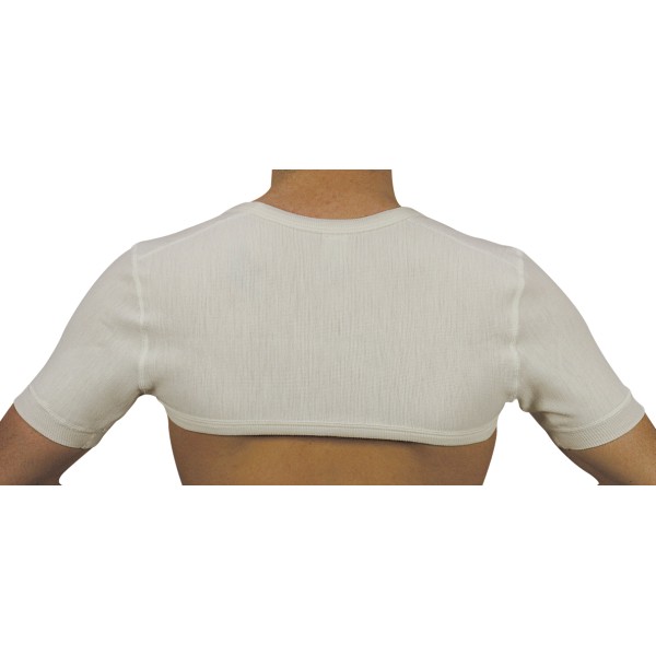 BERNINA ELAN Coprispalle anatomico BIANCO Art. 5007 lana merinos