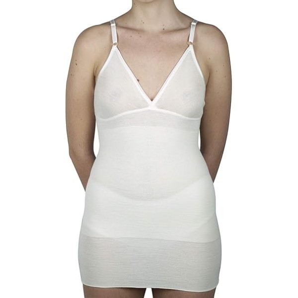 BERNINA FORM Maglieria tubolare elasticizzata con cintura Art. 3016 Spallina stretta DONNA Colore BIANCO