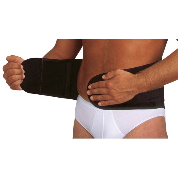 BERNINA SANA Art. 5195 SPORTFLEX H 26 cm NERO Corsetti ortopedici poliestensivi in cotone 4 stecche