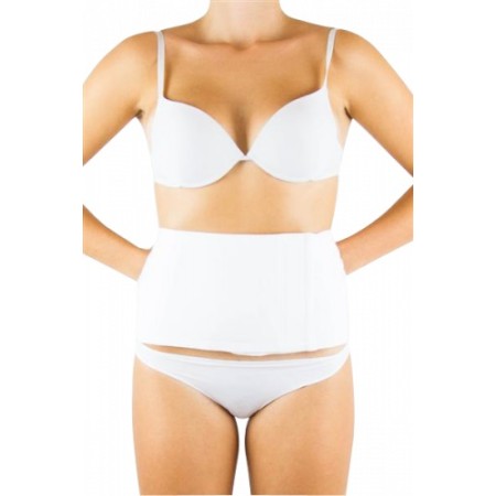 1 - BERNINA SANA Fasce post operatorie regolabili con velcro Art. 55104 REFLEX poliestensiva cotone velcro H 22 cm Colore BIANCO