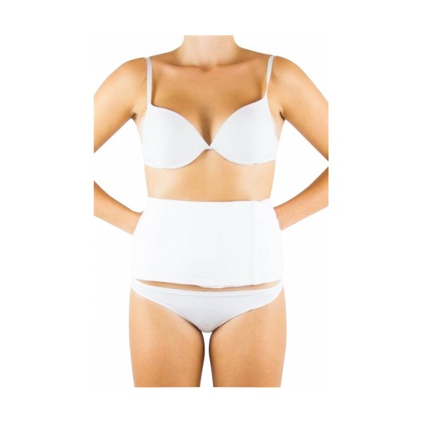 BERNINA SANA Art. 55104 REFLEX H 22 cm BIANCA Fasce post operatorie regolabili con velcro poliestensiva cotone velcro