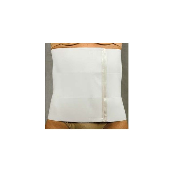 BERNINA SANA Art. 55109 TRIPLA diritta - fascia a 3 strisce H 27 cm Colore BIANCO Fasce post operatorie regolabili con velcro