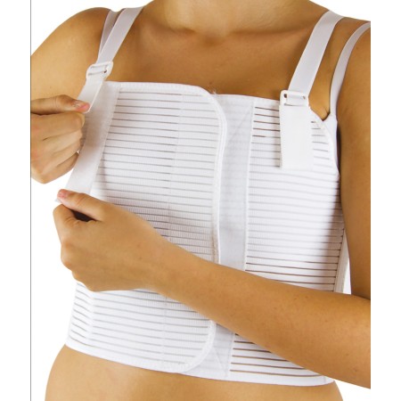 1 - BERNINA SANA Fasce post operatorie regolabili con velcro Art. 55119 SANA CARDIO fascia cardiotoracica con bretelle H 26 cm C