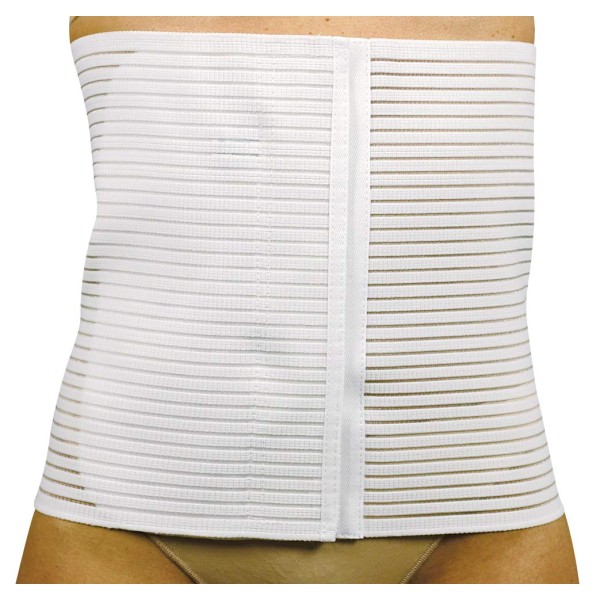 BERNINA SANA Art. 55527 AERFLEX felpata  H 27 cm Colore BIANCO Fasce post operatorie regolabili con velcro, interno morbido coto