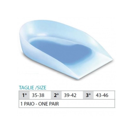 1 - Orione OK PED Safte Tallonetta Avvolgente Silicone scarico centrale + laterale 1 paio --