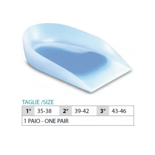 Prime Orione OK PED Safte Tallonetta Avvolgente Silicone scarico centrale + laterale 1 paio