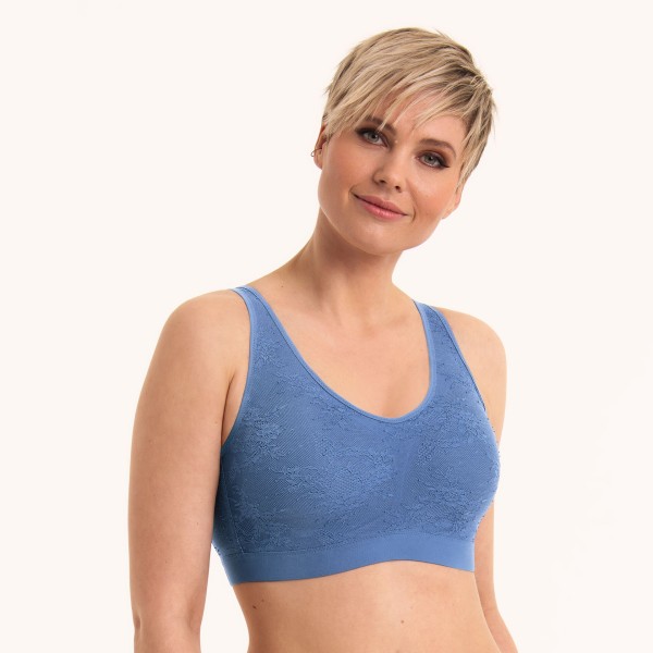 Anita Reggiseno Bralette Care con coppette Colore Blu Even