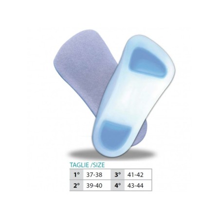 1 - Orione OK PED Safte Plantare Silicone 3/4 scarico metatarsale/calcaneale 1 paio