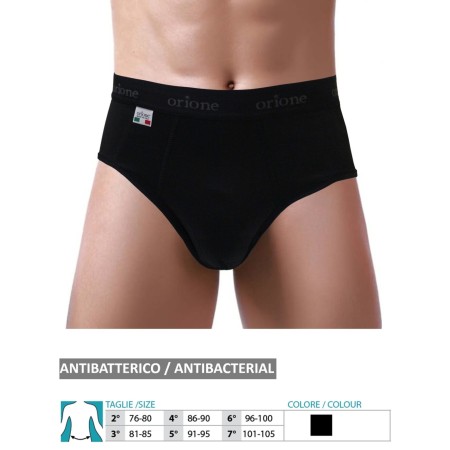 1 - Orione Slip Contenitivi per Ernia Inguinale Uomo, con Due Pelotte, Tessuto Traspirante, Art. 560