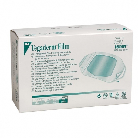 Medicazione sterile trasparente TEGADERM - 40 mm x 40 mm (100 pezzi) Art. 1622 W