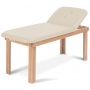 Lettino professionale per Visita Medica Fisioterapia, Massaggio in legno di Faggio 74 cm regolabile manualmente da 0° a 45° DE