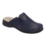 NEW TOFFEE Scholl Navy Blue tomaia in microfibra stampa floreale -