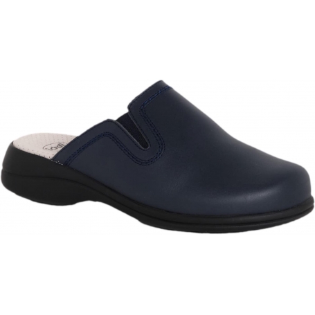 NEW TOFFEE Ciabatte Donna Scholl Pantofole in SimilPelle e Microfibra Color Navy Blue -