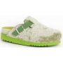 POPPY Ciabatte donna Scholl Pantofole in Feltro Riciclato e Microfibra Color Green -