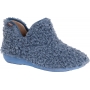 MADDY BOOTIE Calzature Pantofole Ciabatte Scholl Donna in Ecopelliccia e Microfibra Color Blue