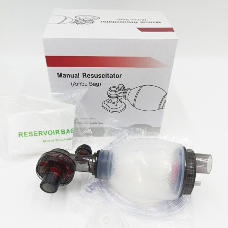 Kit Rianimazione Pallone Ambu Neonatale con Maschera e Reservoir per Ventilazione Neonatale Art. 70-555-03XM