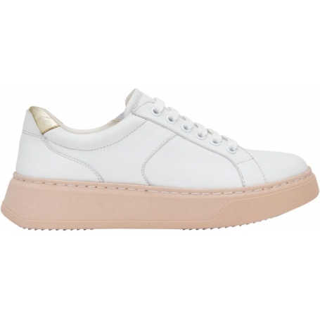 BROOKLYN LACES Calzature Scholl Donna in Pelle e PU Color White/Pink