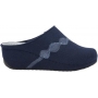 INVERNESS STRASS WEDGE Calzature Scholl Donna in Lana e Pelle Scamosciata  Color Navy Blue