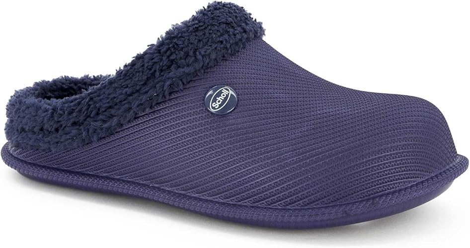 Ciabatte Scholl NEEVA Donna Pelliccia Sintetica Colore Blu